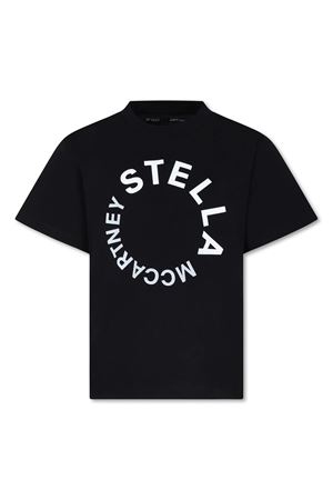 black cotton tshirt STELLA McCARTNEY KIDS | TV8P61Z0434930